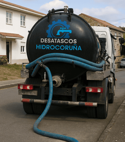 Desatascos HidroCoruña camión cuba