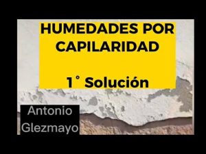 Influencia de la cal y la humedad en los desagües